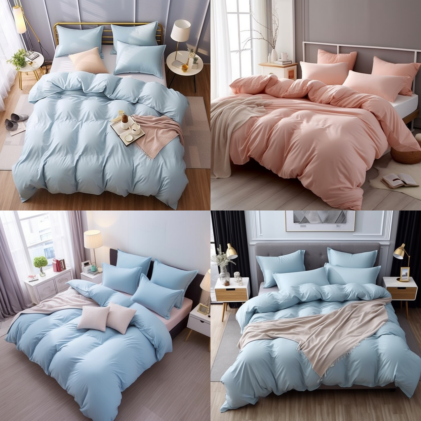 Twin Fitted Sheet Only, Gray Microfiber Bed Sheets - Deep Pocket - Ultra Soft - Easy Care
